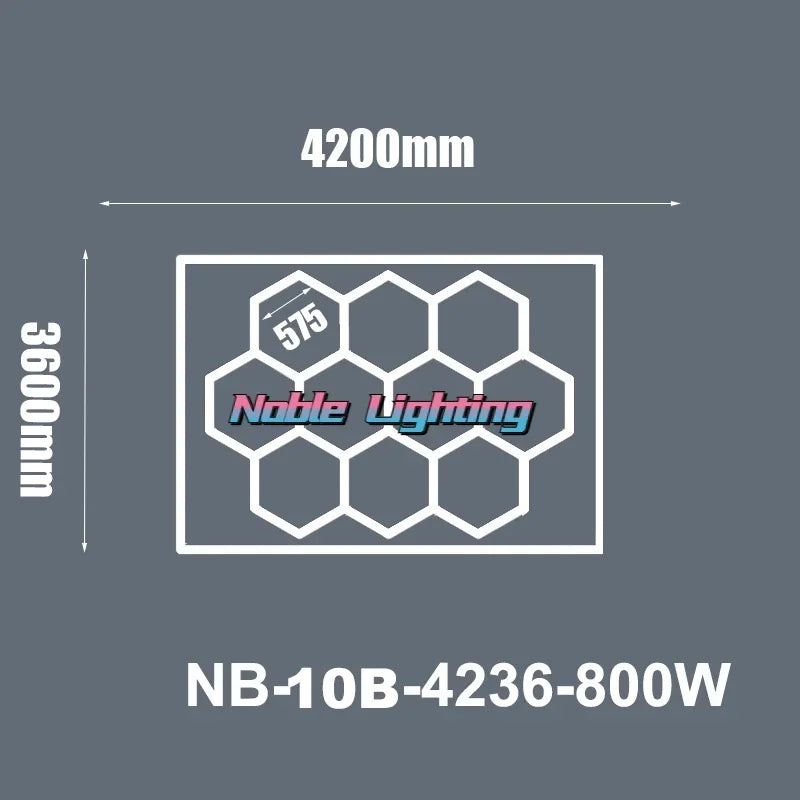 Hexagon LED Ceiling Light: High-Performance, Best-Selling, Honeycomb Design