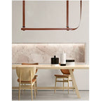 Minimalist Leather Pendant Lamp for Restaurants, Bars, and Tea Rooms