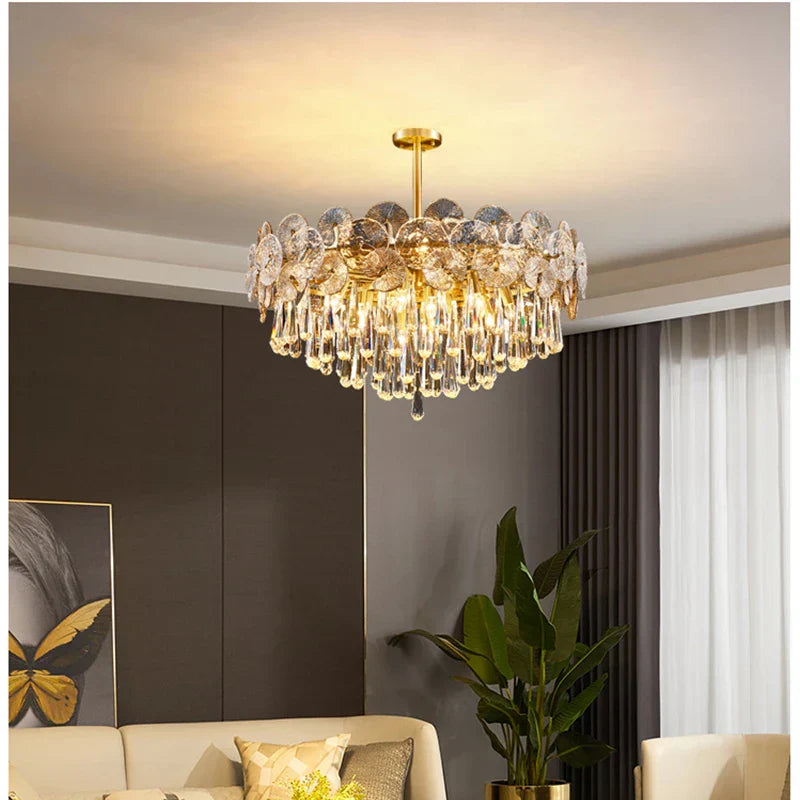 Modern Crystal LED Ceiling Chandelier for Home, Restaurant, Hotel