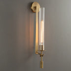 Gold Glass Wall Lamp: Modern Nordic Sconce for Living Room, Bedroom, Porch, Dining Decor
