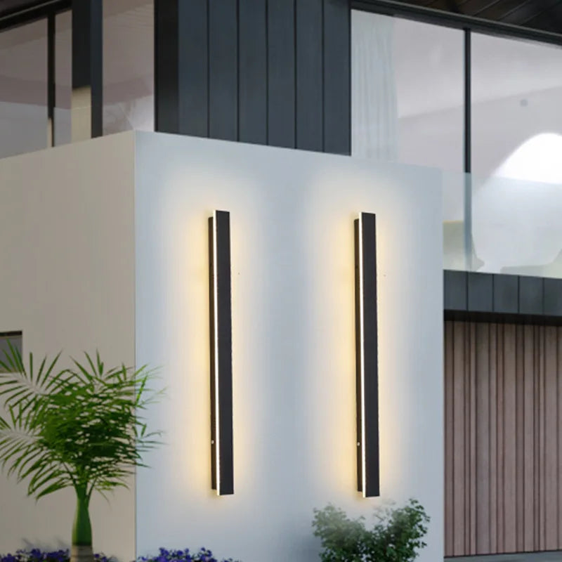 Modern Waterproof LED Wall Lamp for Garden Villa Courtyard Balcony
