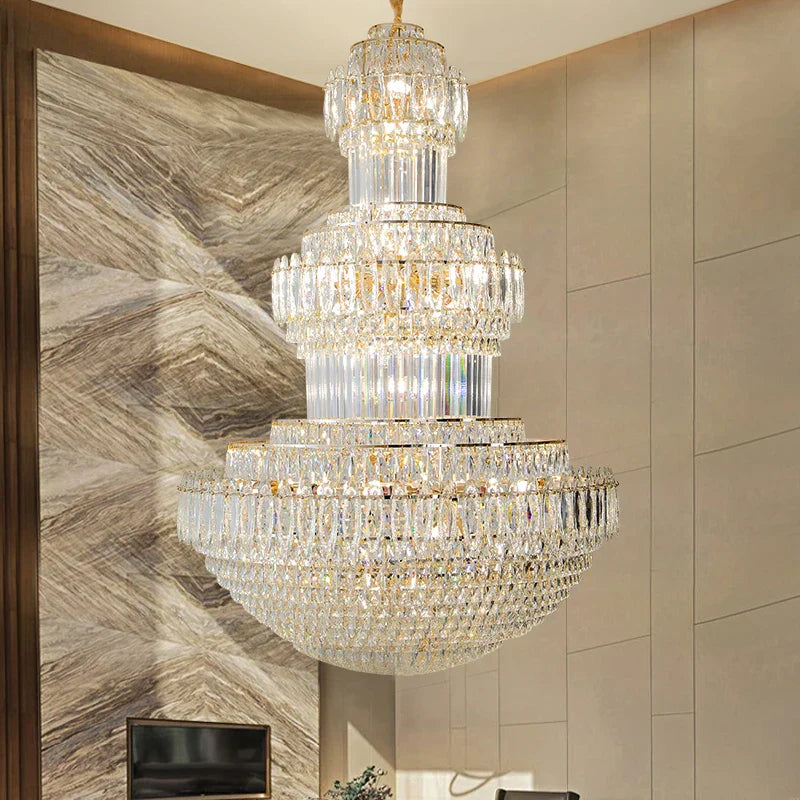 Crystal Chandelier: Elegant Lighting for Home, Villa, Hotel Lobby