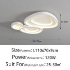 LED Flower Chandelier for Modern Bedroom Ceiling Lamps - Indoor Lighting for Home