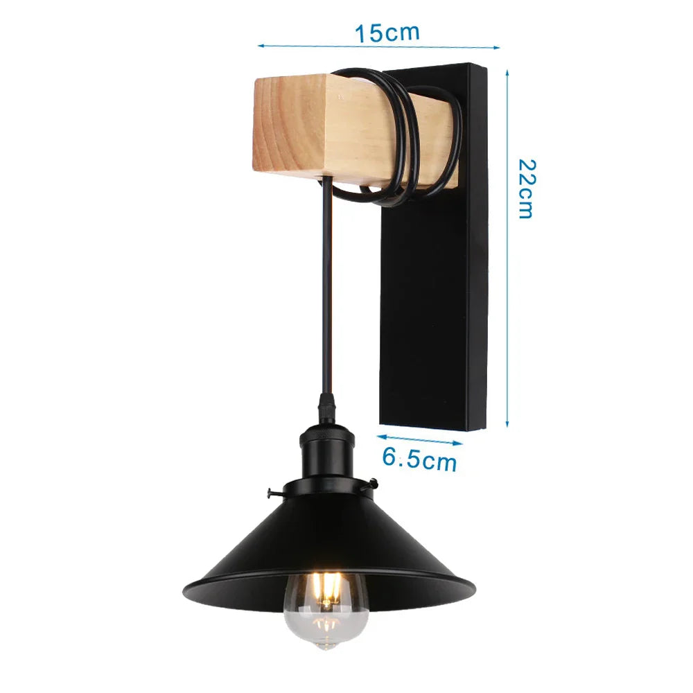 Retro Industrial Pendant Ceiling Lamp E27 LED Chandelier Loft Light for Home Living Room