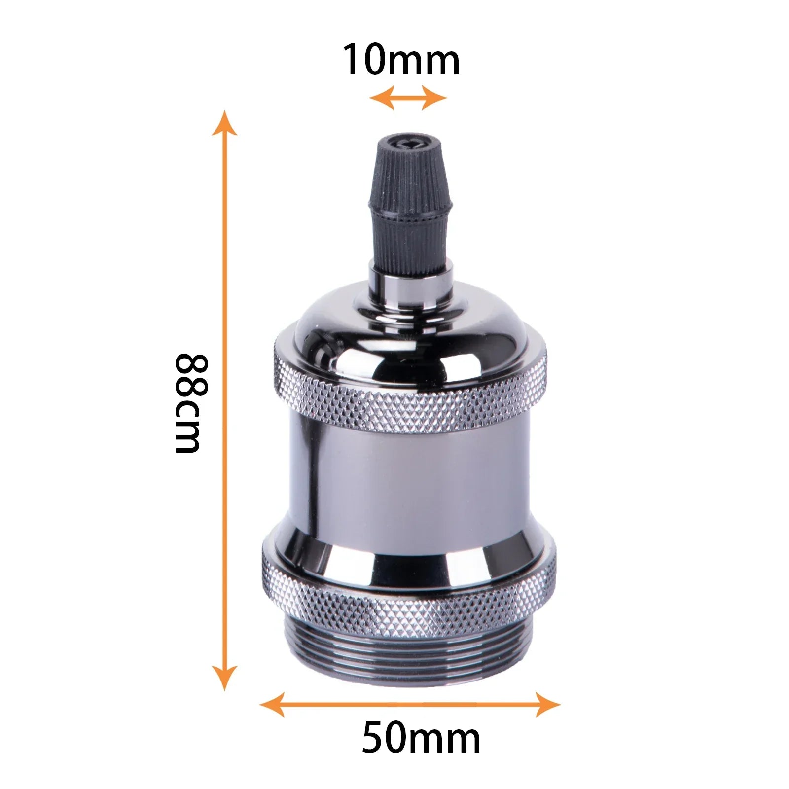 Vintage Industrial Ceiling Pendant Light Base, Simple Retro E27 Lamp Holder Fitting