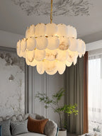 Marble Design Modern Chandelier for Living Room Bedroom Dining Ceiling Light