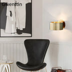Modern Gold Metal Wall Sconce for Home Bedroom Lighting