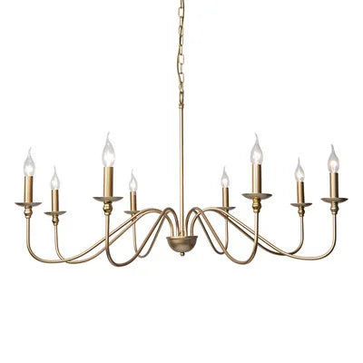 Modern Golden Candle Chandelier for Home Decoration Lighting