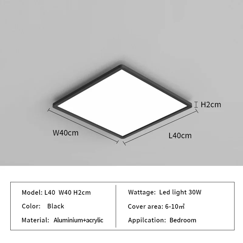 LED Ceiling Lights for Home Deco - Minimalist Modern Lighting Fixture