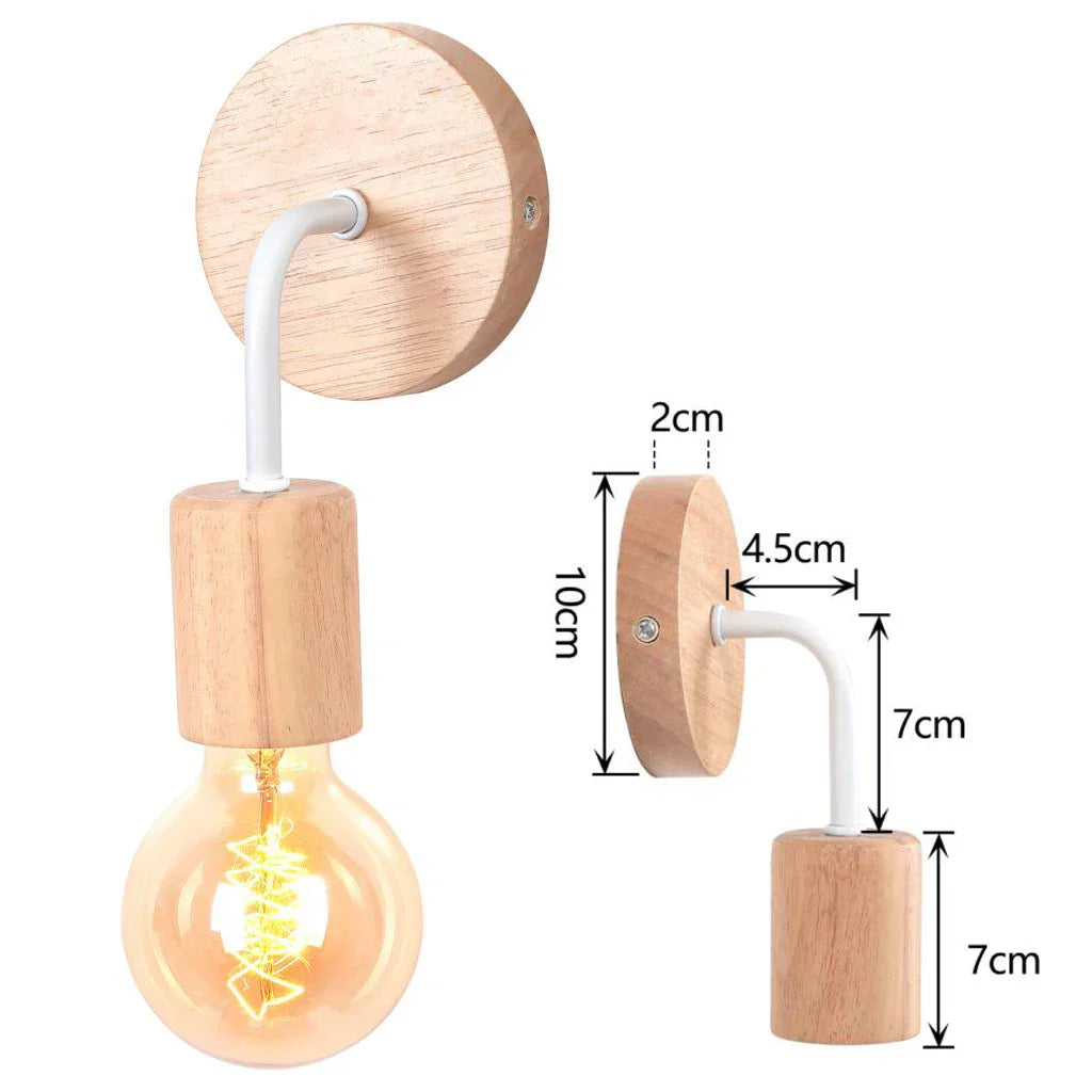 Industrial LED Wall Light Retro Loft Lamps E27 Iron Lampshade Sconce