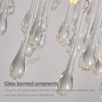 Golden Branch Led Ceiling Chandelier Modern Living Room Pendant Lights