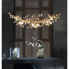 Crystal Branch Ceiling Chandelier | Indoor Dining Living Room Light Fixture