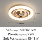 Astronaut LED Ceiling Lights for Children's Room and Bedroom