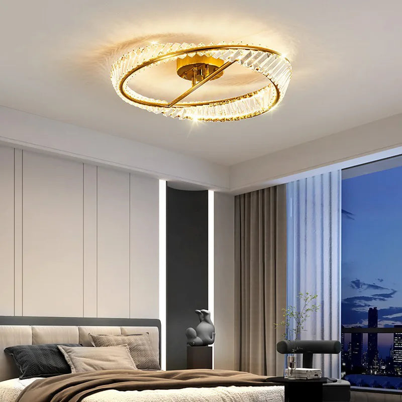 Crystal Stainless Steel Ceiling Pendant Light for Luxurious Living