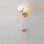 Gold Marble Wall Lights: Modern LED Sconce for Living Room Bedroom Decor