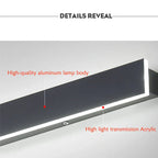 Outdoor Wall Lamp LED Aluminum Light Garden Sconce IP65 Waterproof Long Wall Lamp