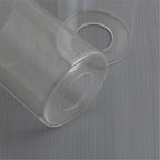 Clear Glass Cylinder Lamp Shade for E27 E26 Socket - Vanity Chandelier Floor Light