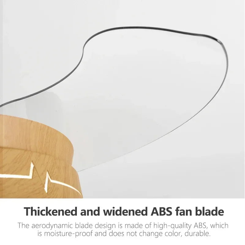 DC Motor Ceiling Fan Light with Control for Bedroom, Living Room & Restaurant.