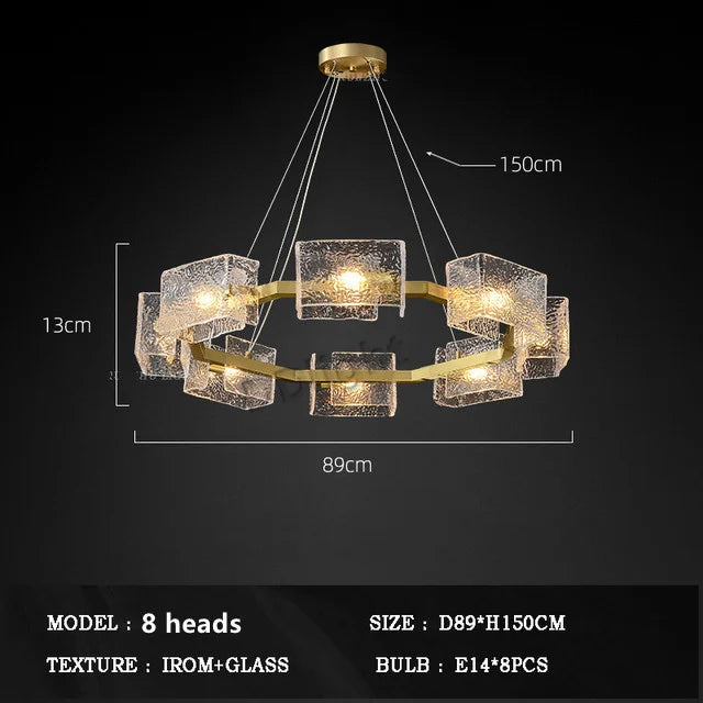 Crystal Chandelier: Modern Luxury Pendant Light for Living Room, Restaurant, and Bar