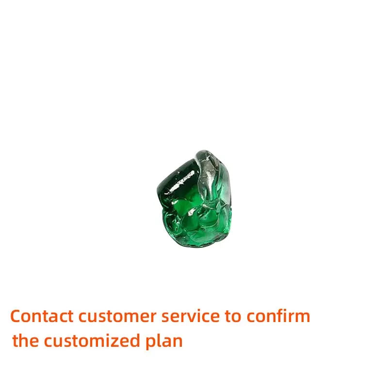 Modern Luxury Glass Stone Chandelier for Living Room LED Pendant Light