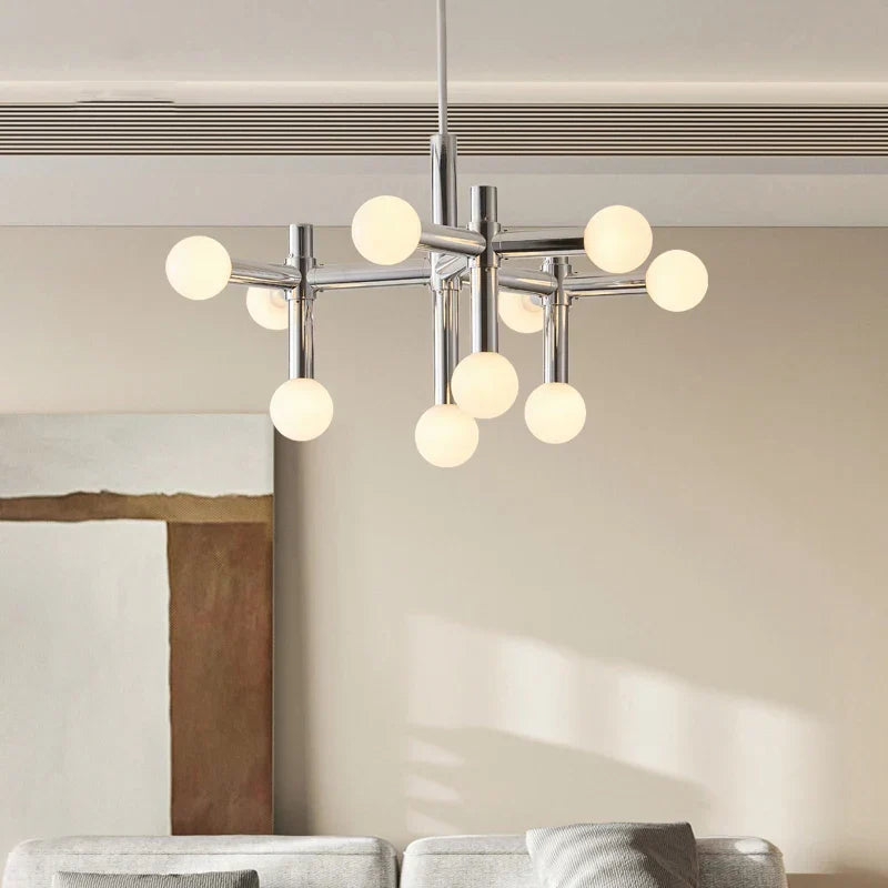 Bauhaus Glass Hanging Ceiling Lamps LED Chandelier Room Decor for Living Bedroom