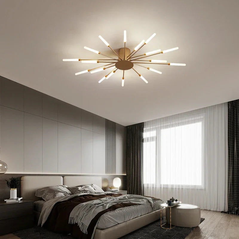 LED Indoor Ceiling Light: Modern Art Luster for Bedroom Hall Living Kids Room