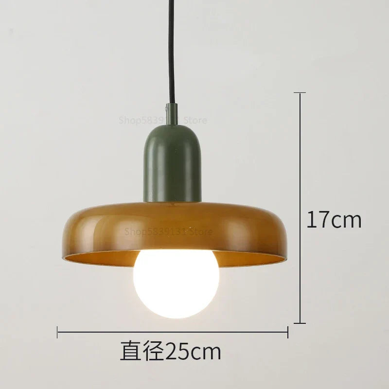 Colorful Glass Pendant Lights for Modern Decor and Lighting in Living Room and Restaurant