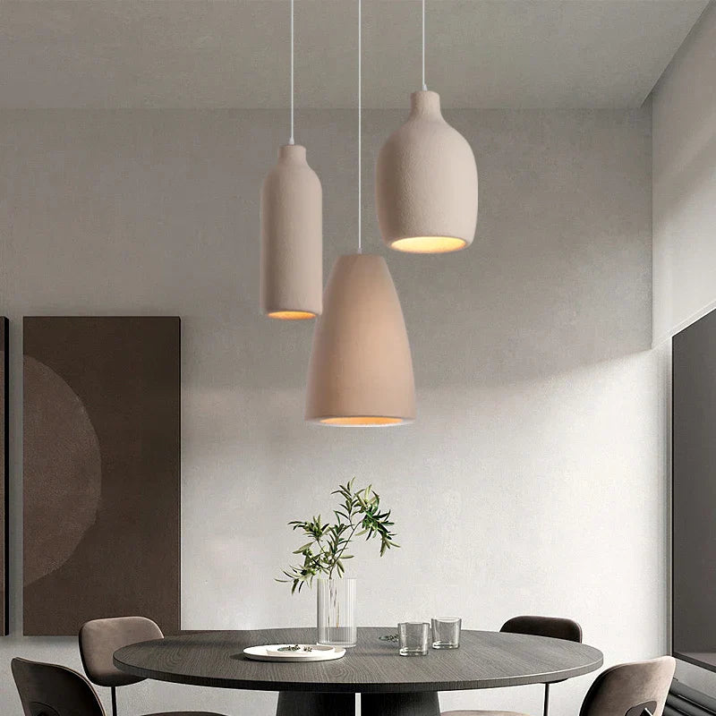 Nordic Minimalist Wabi Sabi LED Chandelier for Restaurant and Bar Decor