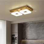 Modern Square LED Ceiling Light for Corridor, Hallway, Bedroom - Simple & Stylish Room Lighting