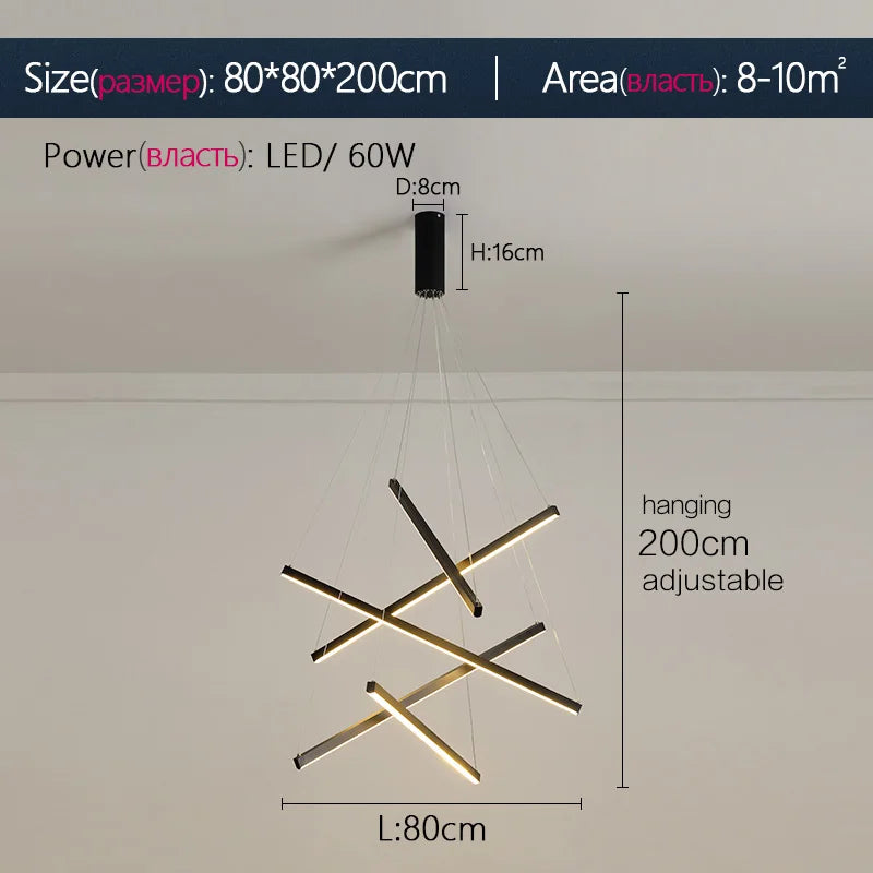 Modern Nordic Dining Room Chandeliers Minimalist Bar Lamps Atmospheric Living Room Lighting