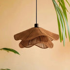 Japanese Hemp Knit Pendant Light E27 LED Lamp - Nordic Wabi Sabi Style