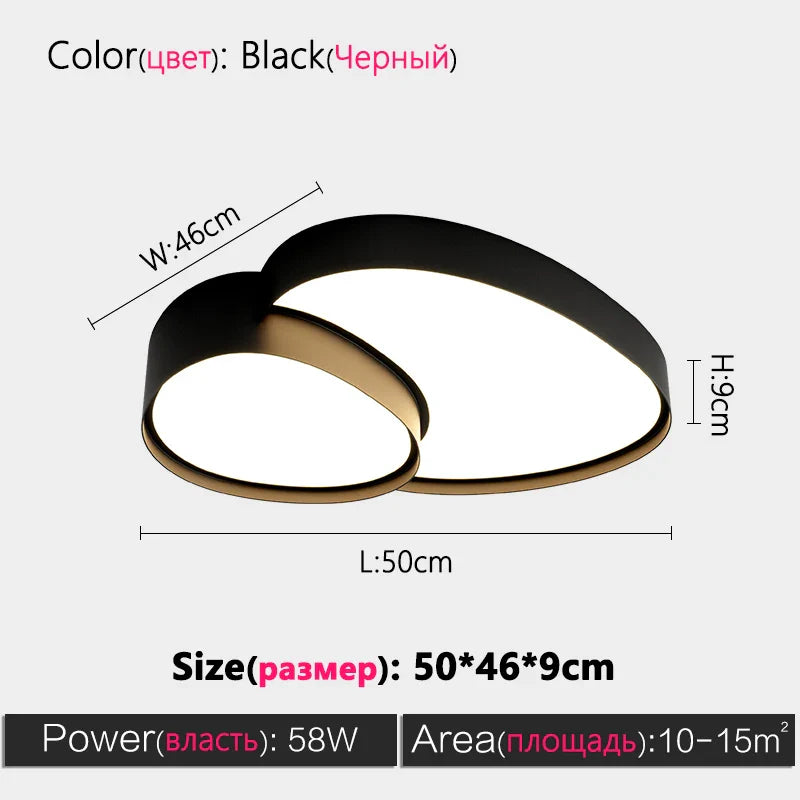 Modern Nordic LED Ceiling Lamps for Home Decor