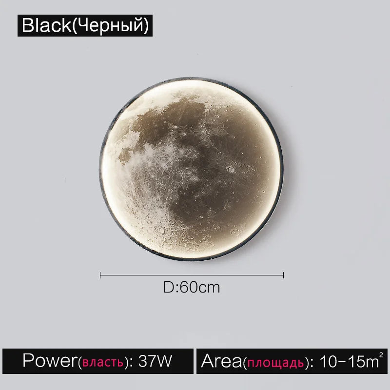 Moon Wall Light: Nordic Modern Decorative Lamp for Bedroom and Living Room