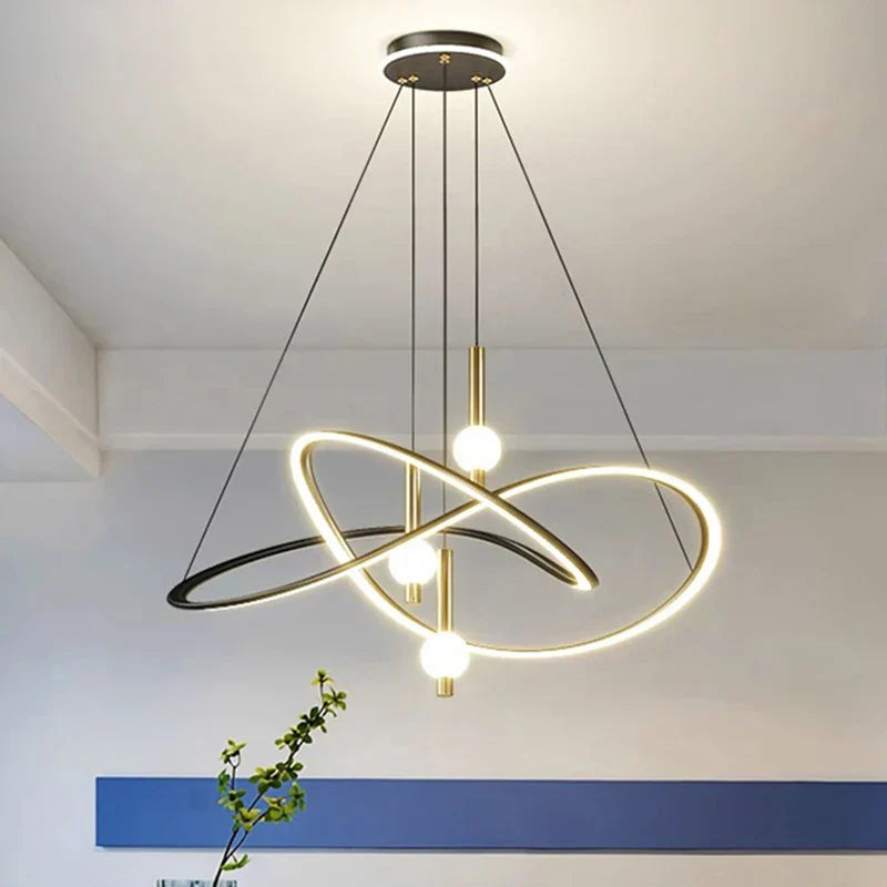 Modern Pendant Light Chandelier for Dining Room Ceiling, LED Indoor Decorative Lighting.