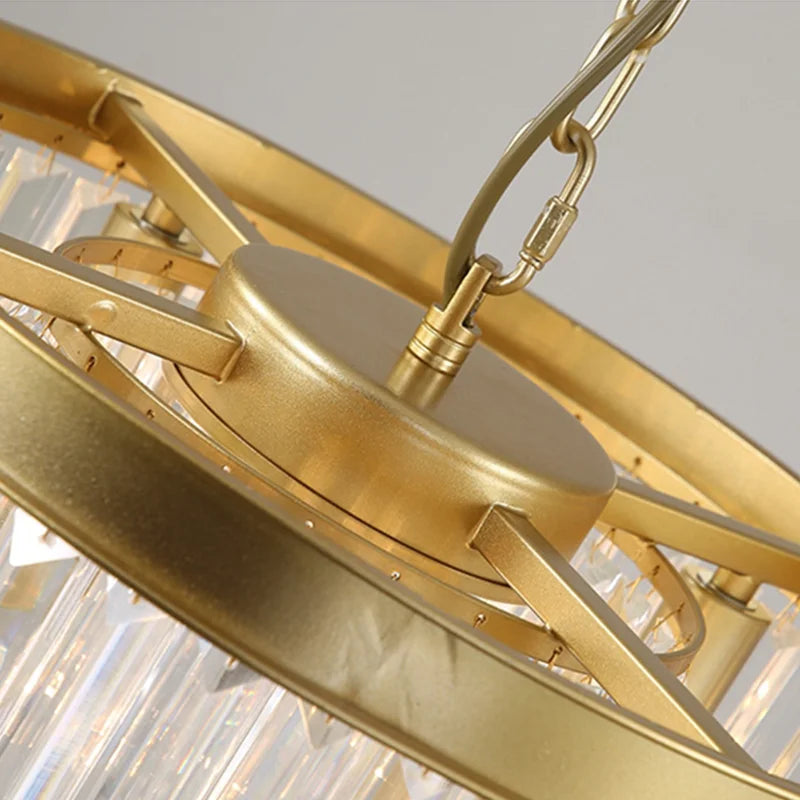 Luxury Crystal Chandelier: Modern Ceiling Pendant Light for Home Decor & Restaurant