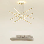 Luminous Ceiling Plate Chandelier: Modern Aluminum LED Light for Living Room Dining Table