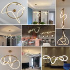 Modern Designer Chandelier for Living Room, Dining Table, Bar - Lines Lighting