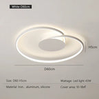 Modern LED Ceiling Lamp - Minimalist Design for Stylish Indoor Lighting