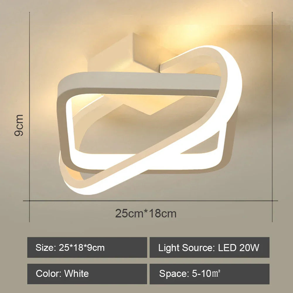 LED Ceiling Light for Modern Living Room Bedroom Lighting