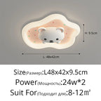 Kids Room Ceiling Lights Pink Blue Modern Children's Lamp for Home Decor