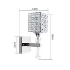 Modern Crystal Wall Lamp for Home Living Room Bedroom Decor