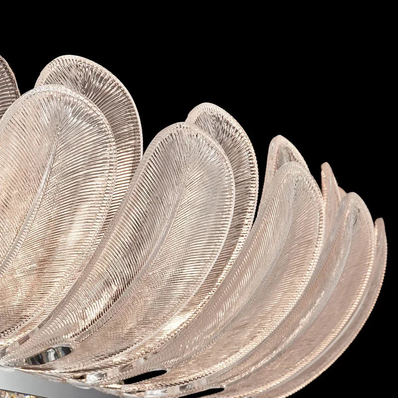 Crystal Crown Chandelier: Luxe Ceiling Light for Home, Shop & Lobby