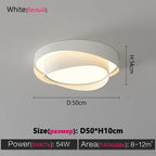 Modern Nordic Ceiling Light LED Bedroom Lamp Indoor Lighting