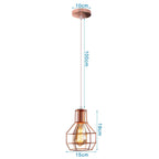 Industrial Retro Loft LED Pendant Light for Home Living Room Kitchen