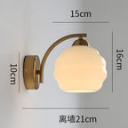 Glass Wall Lamp: Modern Aisle & Bedroom Wall Lights with Nordic Design