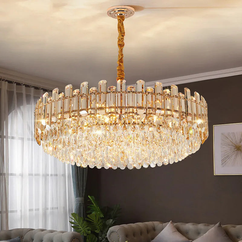 Modern Crystal Chandelier for Living Room Dining Hall Home Decor