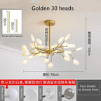Firefly Pendant Chandelier: Luxurious LED Lighting for Home Decor