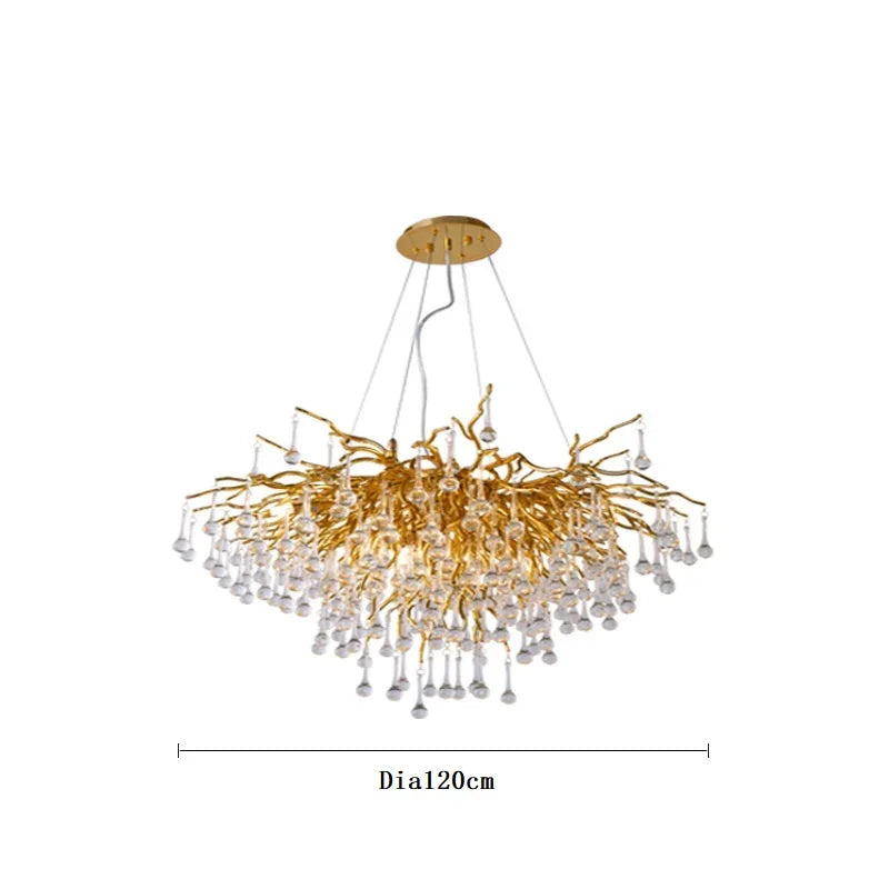 Crystal Ceiling Chandelier: Modern Luxury for Living, Dining, Bedroom, Hotel, Hall Décor