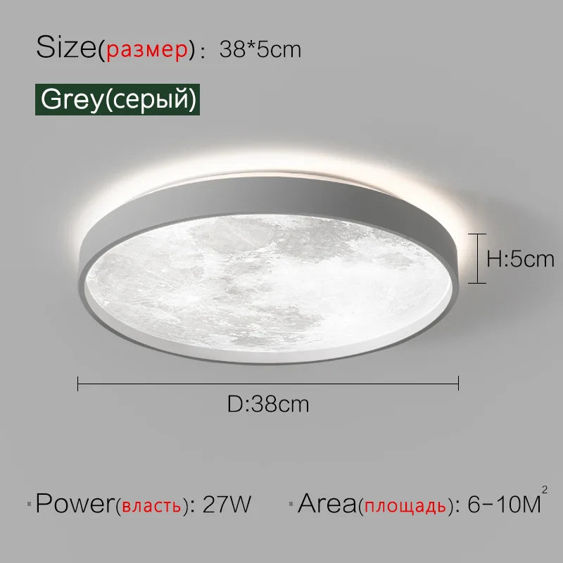 Ultra-Thin Round LED Ceiling Lamp for Bedroom, Living Room, Aisle, Corridor, Balcony