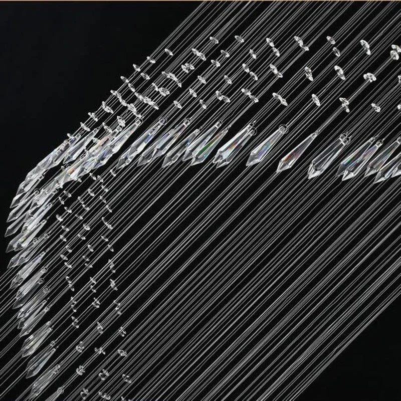 Spiral LED Crystal Chandelier: Modern Luxury Hanging Interior Lamp for Ladder Corridor